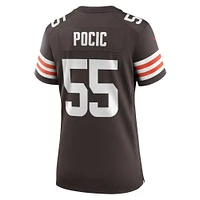 Women's Nike Ethan Pocic Brown Cleveland Browns Game Jersey