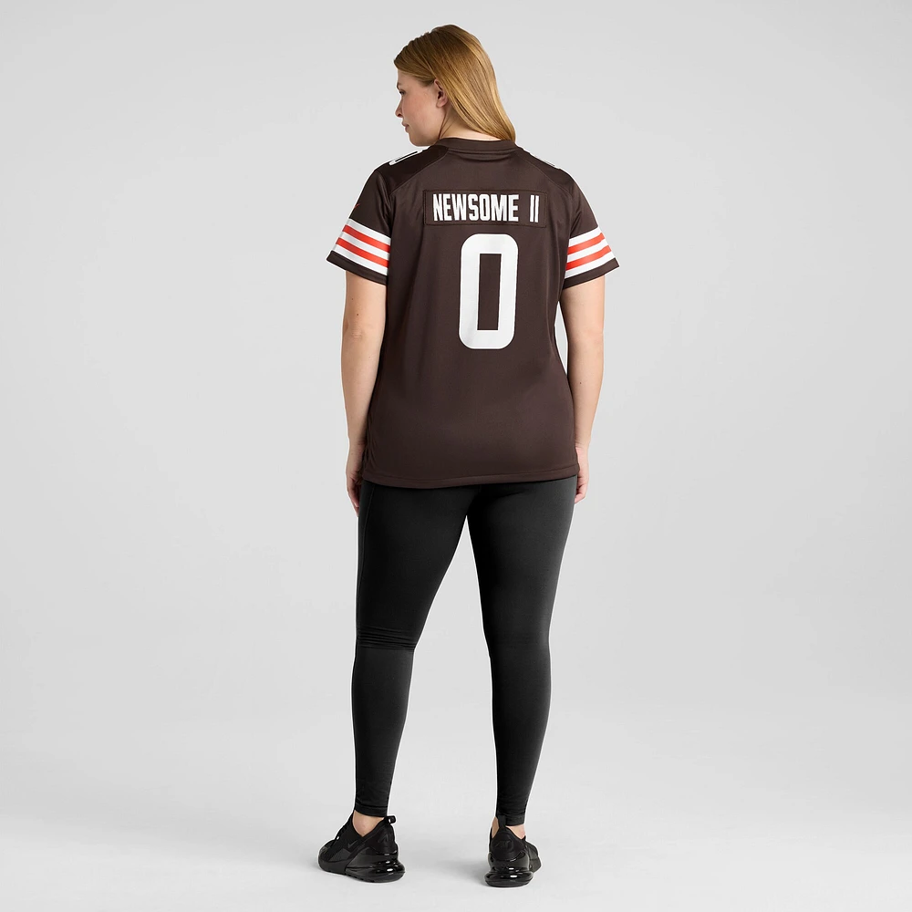 Women's Nike Greg Newsome II Brown Cleveland Browns Team Game Jersey