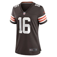 Women's Nike Jaelon Darden  Brown Cleveland Browns Team Game Jersey