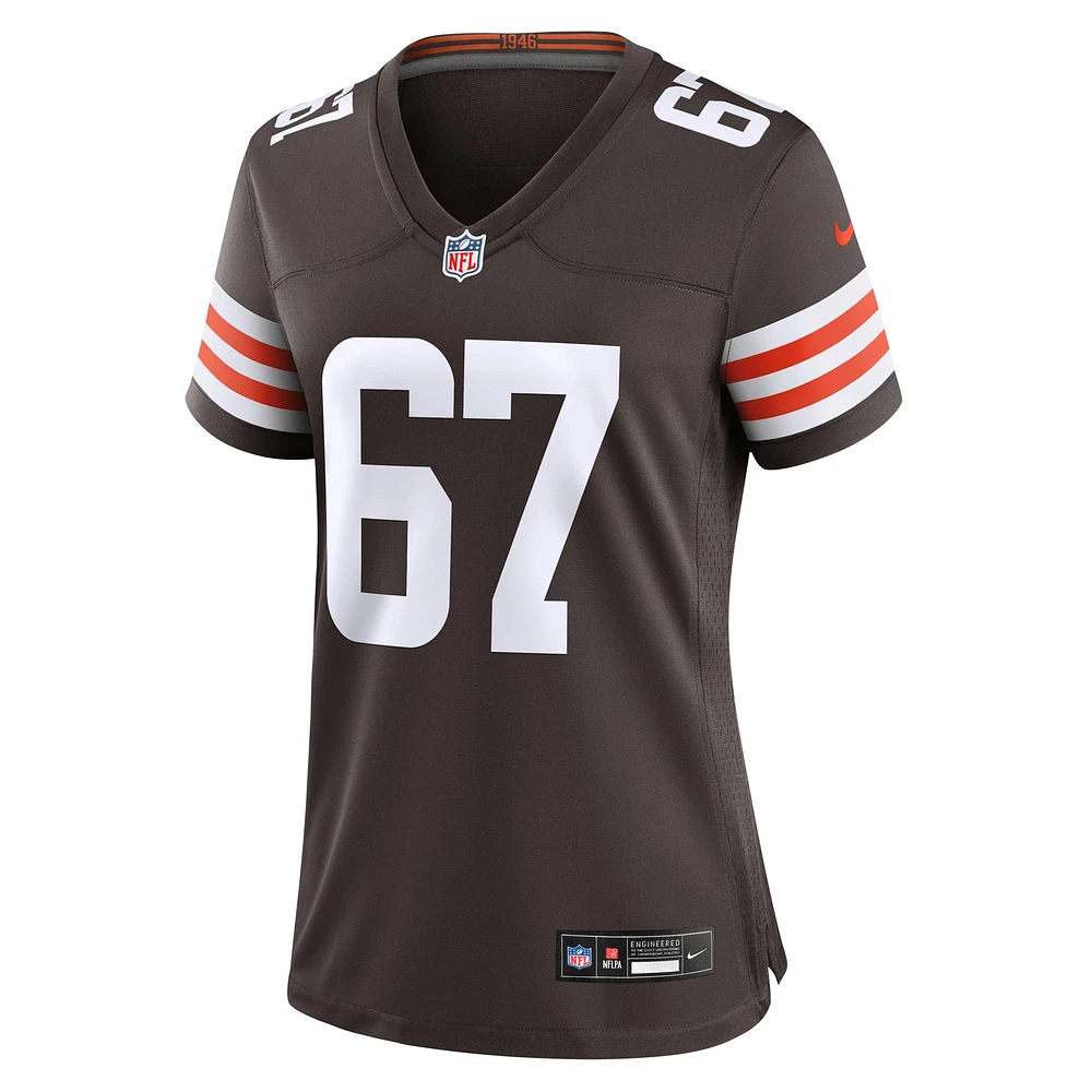 Women's Nike Javion Cohen  Brown Cleveland Browns Game Jersey