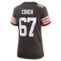Women's Nike Javion Cohen  Brown Cleveland Browns Game Jersey