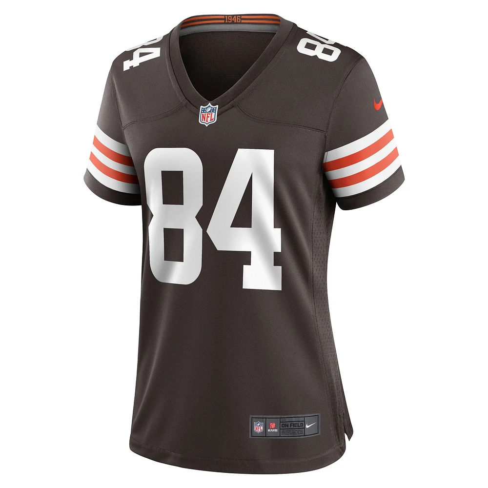 Women's Nike Jordan Akins Brown Cleveland Browns Game Player Jersey