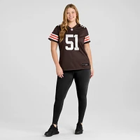 Women's Nike Jordan Kunaszyk Brown Cleveland Browns Game Player Jersey