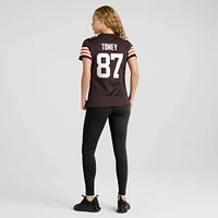 Women's Nike Kadarius Toney  Brown Cleveland Browns Team Game Jersey