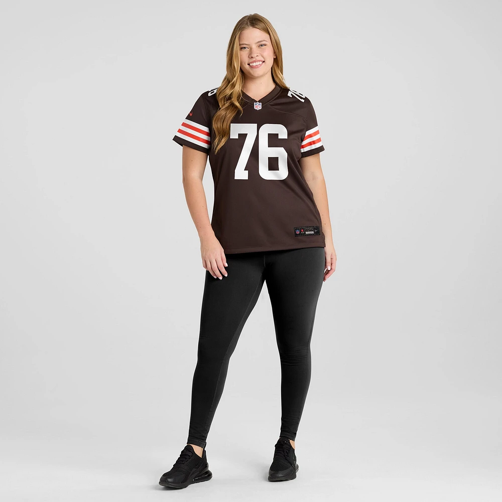 Women's Nike Lou Groza Brown Cleveland Browns Game Retired Player Jersey