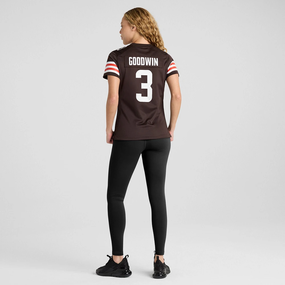 Women's Nike Marquise Goodwin Brown Cleveland Browns Game Jersey