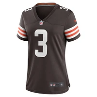Women's Nike Marquise Goodwin  Brown Cleveland Browns Team Game Jersey