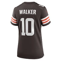 Women's Nike Phillip Walker  Brown Cleveland Browns Team Game Jersey