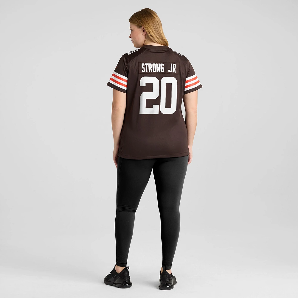 Women's Nike Pierre Strong Jr.  Brown Cleveland Browns Game Jersey