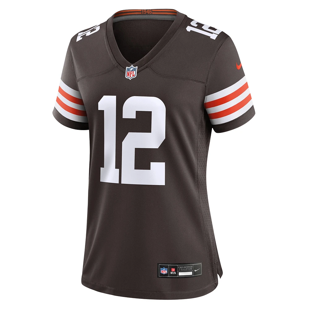 Women's Nike Rodney McLeod Jr  Brown Cleveland Browns Game Jersey