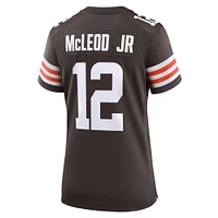 Women's Nike Rodney McLeod Jr  Brown Cleveland Browns Game Jersey