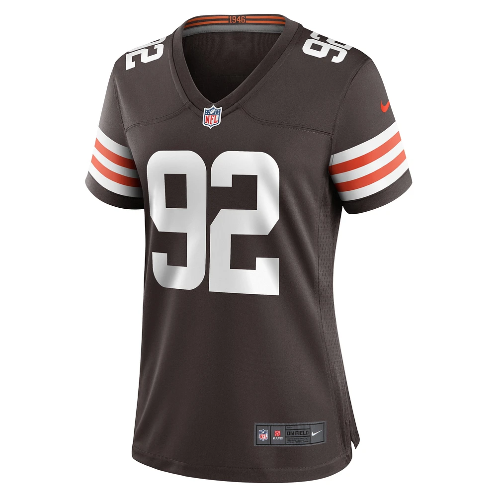 Women's Nike Sam Kamara  Brown Cleveland Browns Team Game Jersey
