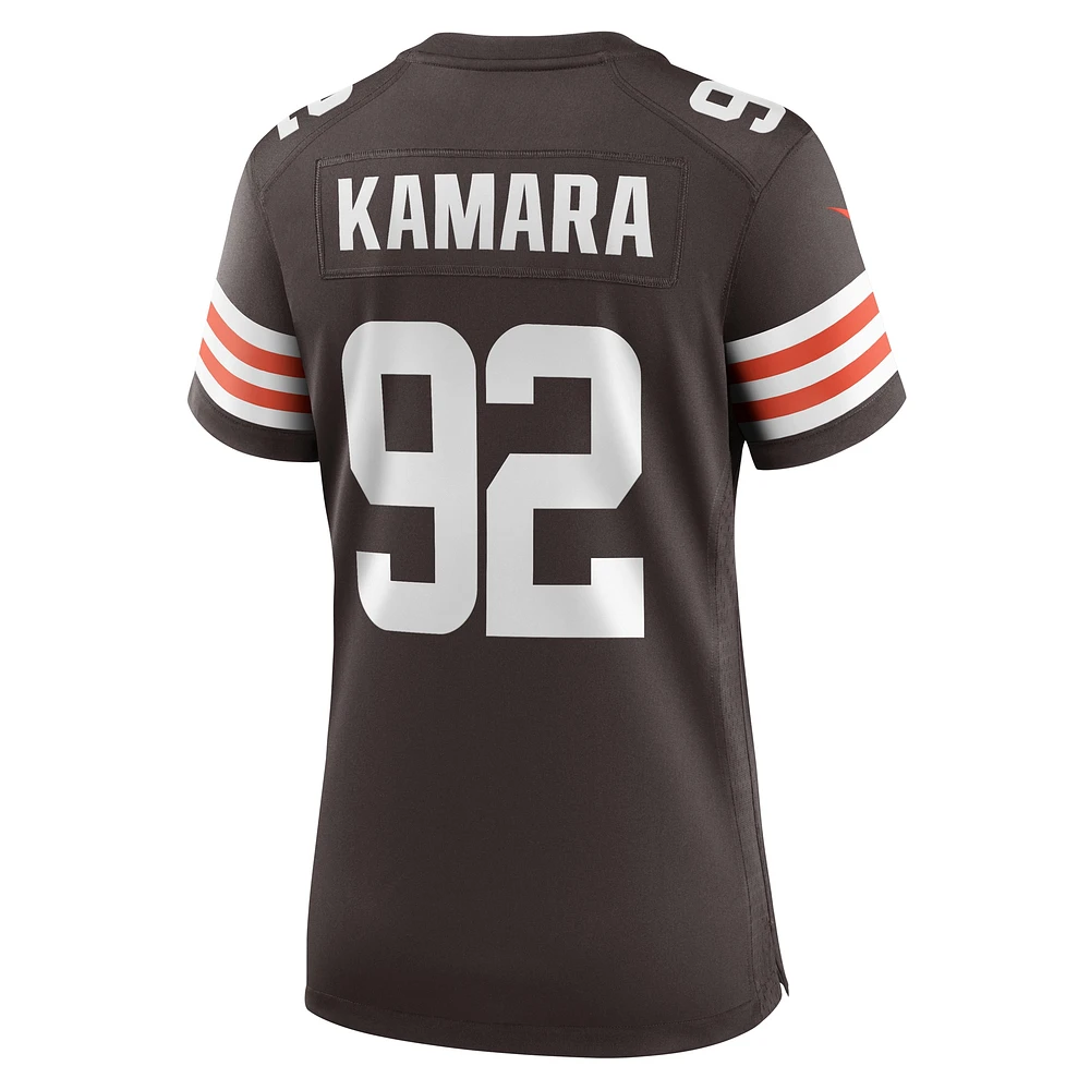 Women's Nike Sam Kamara  Brown Cleveland Browns Team Game Jersey