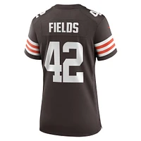 Women's Nike Tony Fields II  Brown Cleveland Browns Team Game Jersey