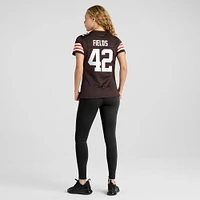 Women's Nike Tony Fields II  Brown Cleveland Browns Team Game Jersey