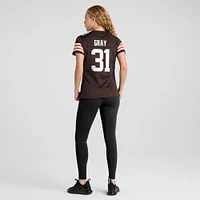 Women's Nike Vincent Gray  Brown Cleveland Browns Team Game Jersey