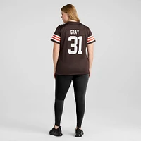 Women's Nike Vincent Gray  Brown Cleveland Browns Team Game Jersey