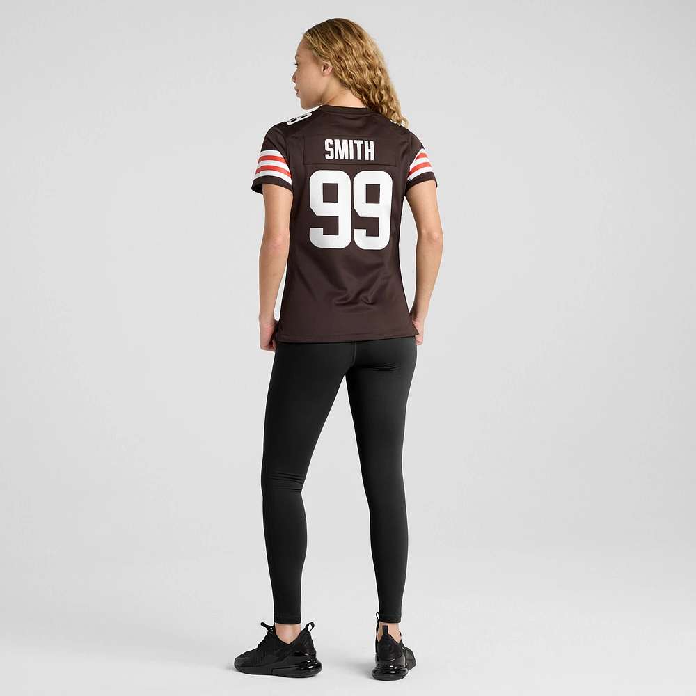 Women's Nike Za'Darius Smith  Brown Cleveland Browns Team Game Jersey