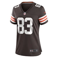 Women's Nike Zaire Mitchell-Paden  Brown Cleveland Browns Team Game Jersey