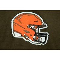 Débardeur court classique Cleveland Browns Ombre Wordmark Pro Standard pour femme, marron