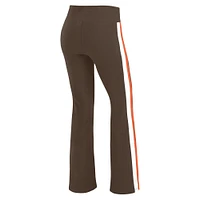 Pantalon de yoga marron Cleveland Browns pour femme par Erin Andrews
