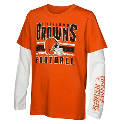Ensemble de t-shirts the Mix pour jeunes Cleveland Browns