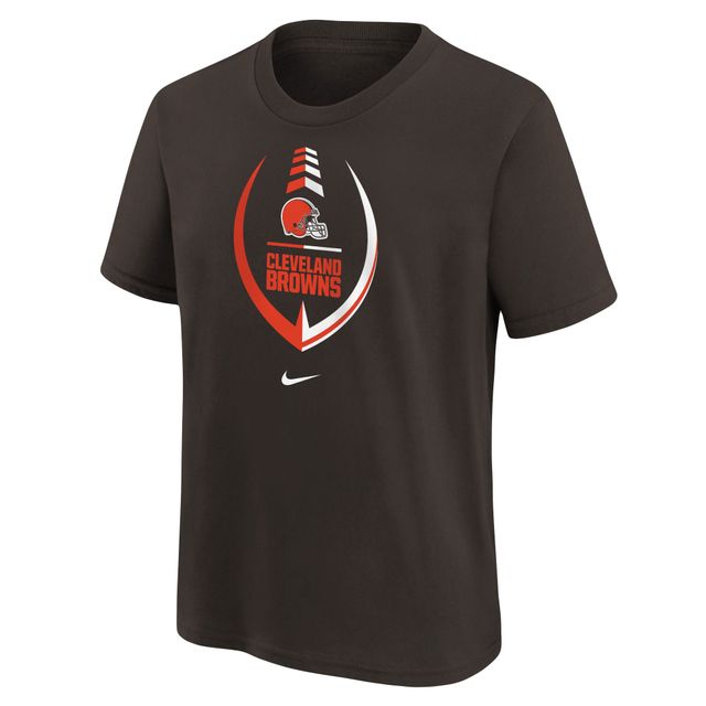 Enfant Nike Cleveland Browns Icon football - T-shirt de marron