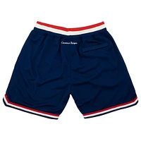 Rings & Crwns Navy Cleveland Buckeyes Replica Short en maille pour homme
