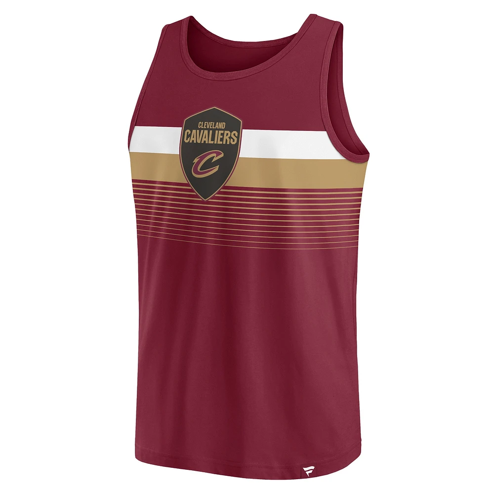 Débardeur Fanatics Wine Cleveland Cavaliers Wild Game pour hommes