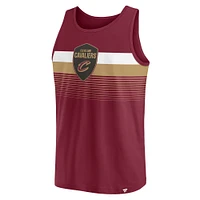 Débardeur Fanatics Wine Cleveland Cavaliers Wild Game pour hommes