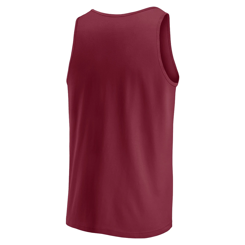 Débardeur Fanatics Wine Cleveland Cavaliers Wild Game pour hommes