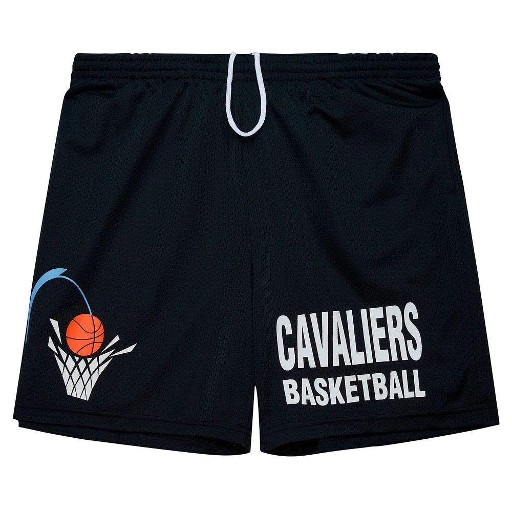 Men's Mitchell & Ness Black Cleveland Cavaliers Hardwood Classics Gameday Mesh Shorts