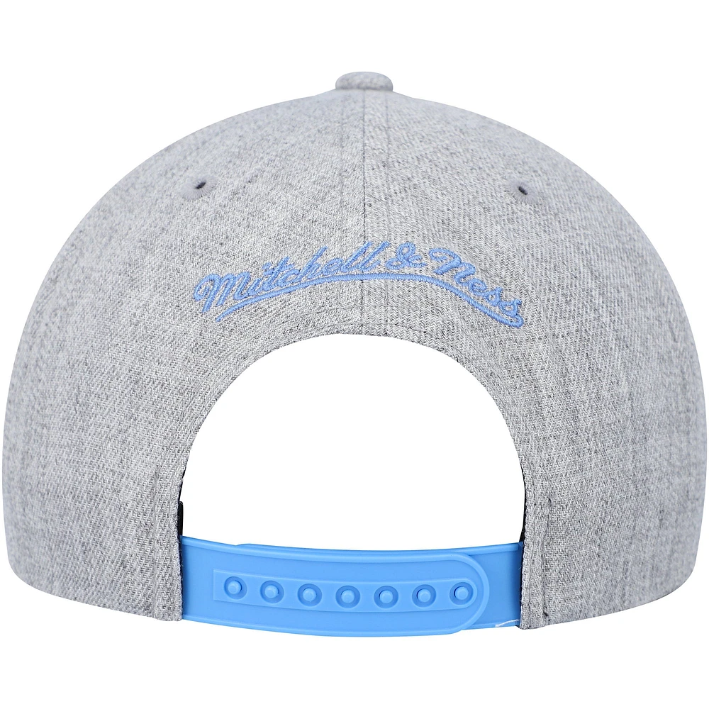 Men's Mitchell & Ness Heather Gray Cleveland Cavaliers Hardwood Classics 2.0 Snapback Hat