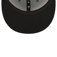 Men's New Era Cleveland Cavaliers Black & White 9FIFTY Snapback Hat