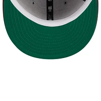 Men's New Era Gray/Wine Cleveland Cavaliers Tip-Off Two-Tone 59FIFTY Fitted Hat
