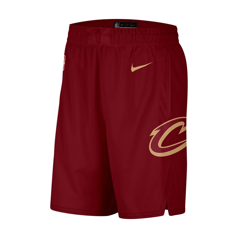 Men's Nike Red 2019/20 Cleveland Cavaliers Icon Edition Swingman Shorts