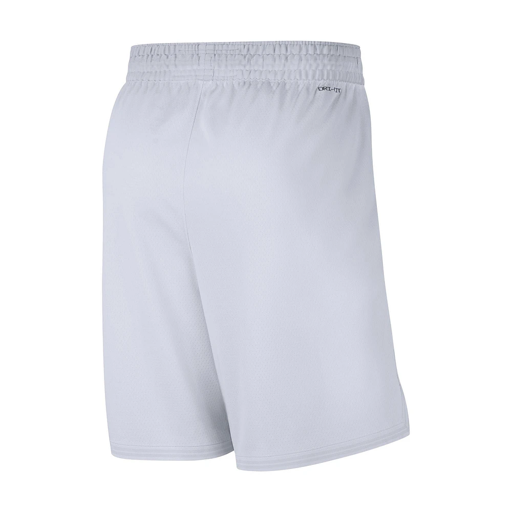 Men's Nike White 2019/20 Cleveland Cavaliers Icon Edition Swingman Shorts