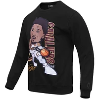 Men's Pro Standard Donovan Mitchell Black Cleveland Cavaliers Avatar Pullover Sweatshirt