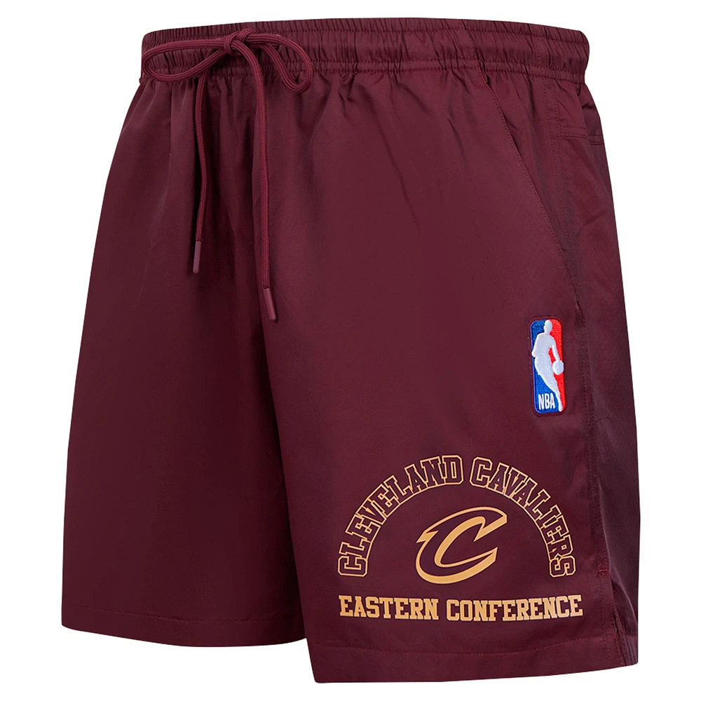 Men's Pro Standard Wine Cleveland Cavaliers Area Code Shorts