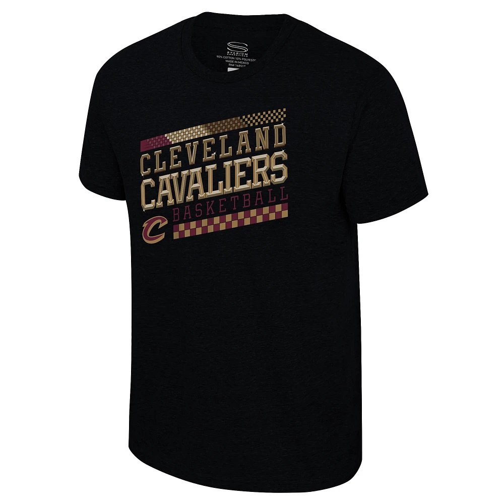 Unisex Stadium Essentials Black Cleveland Cavaliers Drive to Win Tri-Blend T-Shirt