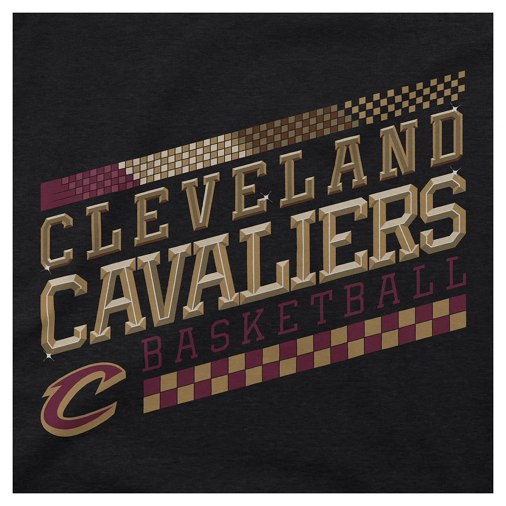 Unisex Stadium Essentials Black Cleveland Cavaliers Drive to Win Tri-Blend T-Shirt
