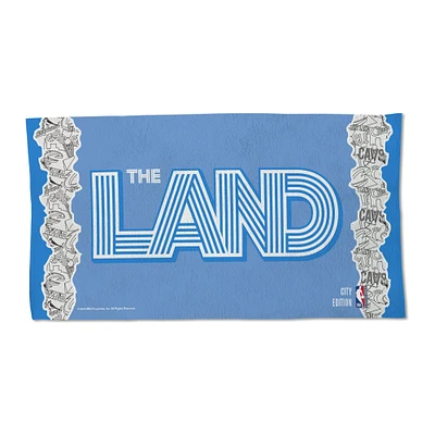 Serviette de plage simple face WinCraft Cleveland Cavaliers 2024/25 City Edition On Court 22'' x 42''