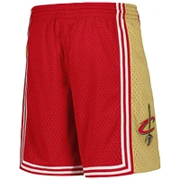 Youth Mitchell & Ness Wine Cleveland Cavaliers Hardwood Classics Swingman Shorts