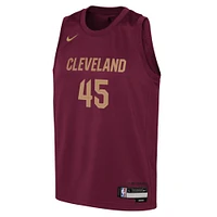 Maillot Nike Donovan Mitchell Wine Cleveland Cavaliers Swingman pour jeune - Édition Icon