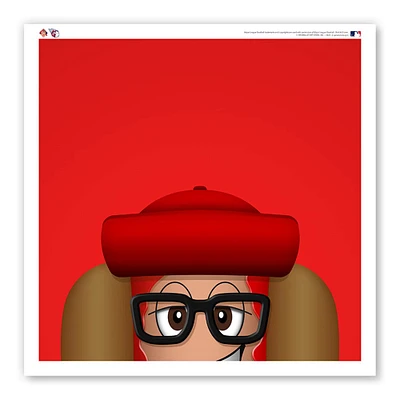 Cleveland Guardians 12" x 12" Ketchup Poster Print