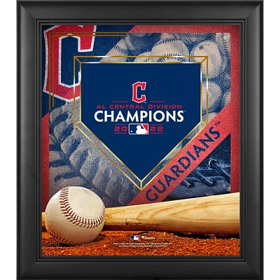 Fanatics Authentic Cleveland Guardians Framed 15'' x 17'' 2022 American League Central Division Champions Collage
