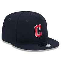 Casquette New Era bleu marine Cleveland Guardians My First 9FIFTY réglable pour bébé