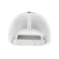 Men's '47 Gray/White Cleveland Guardians Tide Sweep Rope Trucker Adjustable Hat