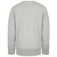 Men's '47  Gray Cleveland Guardians Letters Headline Pullover Sweatshirt