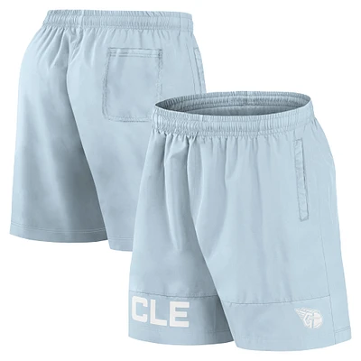 Short de bain Fanatics bleu clair Cleveland Guardians Elements pour homme